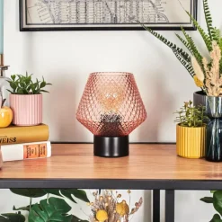 hofstein Paderne Lampe à poser Noir, 1 lumière