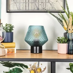 hofstein Paderne Lampe à poser Noir, 1 lumière