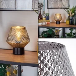 hofstein Paderne Lampe à poser Noir, 1 lumière