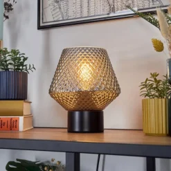 hofstein Paderne Lampe à poser Noir, 1 lumière