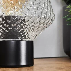 hofstein Paderne Lampe à poser Noir, 1 lumière