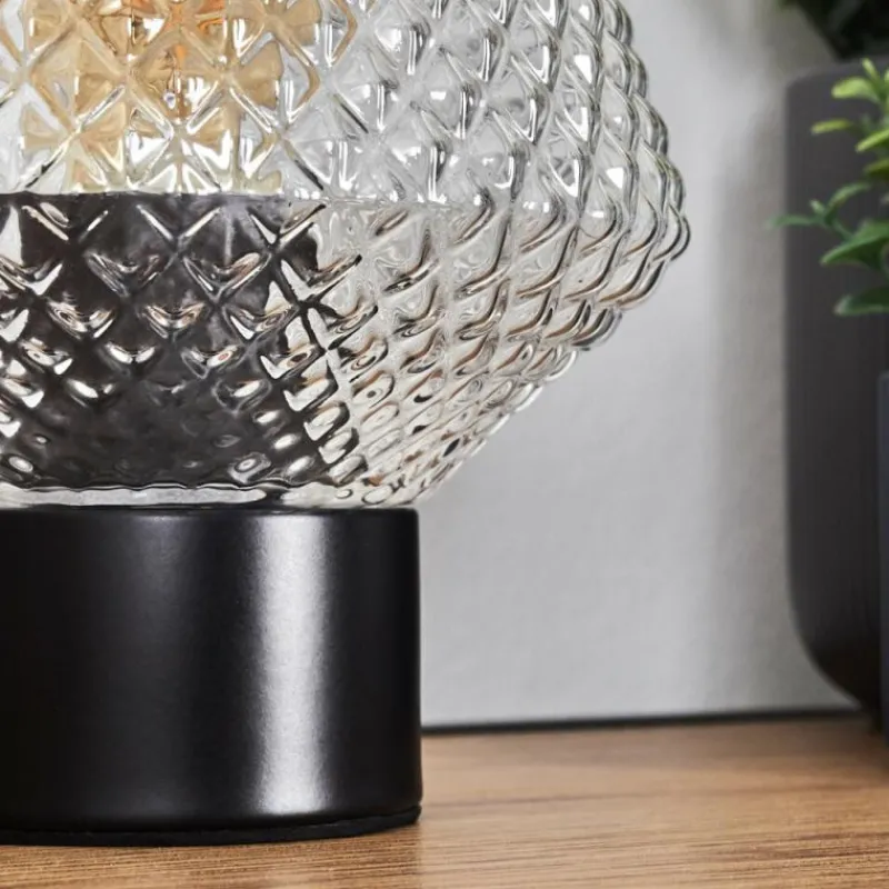 hofstein Paderne Lampe à poser Noir, 1 lumière