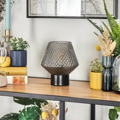 hofstein Paderne Lampe à poser Noir, 1 lumière