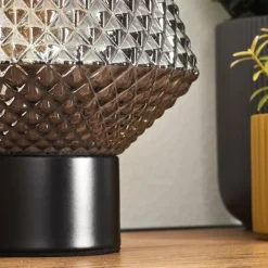 hofstein Paderne Lampe à poser Noir, 1 lumière