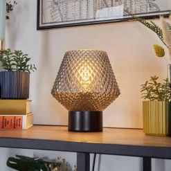 hofstein Paderne Lampe à poser Noir, 1 lumière