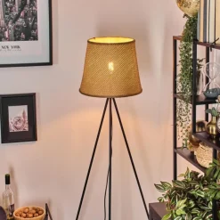 Luminaires Scandinaves-hofstein Palmeiros Lampadaire, Liseuse Noir, 1 lumière