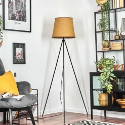 Luminaires Scandinaves-hofstein Palmeiros Lampadaire, Liseuse Noir, 1 lumière