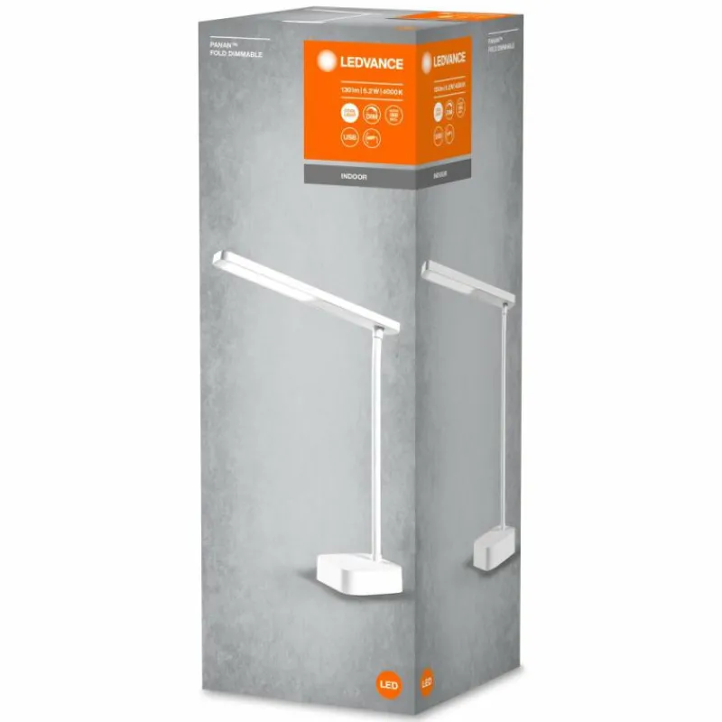 Luminaires Ledvance PANAN Applique murale / Plafonnier LED Blanc, 1 lumière* Éclairage Led