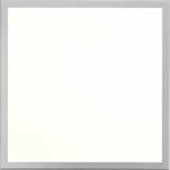 Luminaires Brilliant Panneau Brilliant Alissa LED Argenté, 1 lumière, Télécommandes, Changeur de couleurs* Éclairage Led