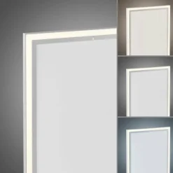 Luminaires Leuchten Direkt Panneau de plafond avec chauffage IR LeuchtenDirekt BEROA LED Blanc, 1 lumière, Télécommandes* Éclairage Led