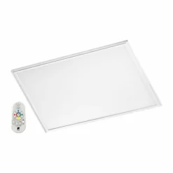 Luminaires Eglo Panneau Eglo SALOBRENA-C LED Blanc, 1 lumière, Télécommandes, Changeur de couleurs
