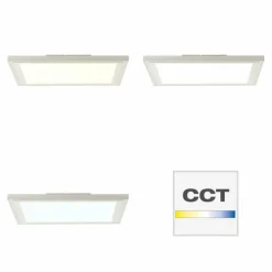 Luminaires Brilliant Panneau encastrable Brilliant Lanette LED Blanc, 1 lumière, Télécommandes, Changeur de couleurs* Éclairage Led