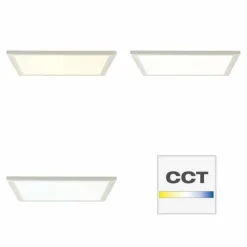 Luminaires Brilliant Panneau encastrable Brilliant Lanette LED Blanc, 1 lumière, Télécommandes, Changeur de couleurs* Éclairage Led