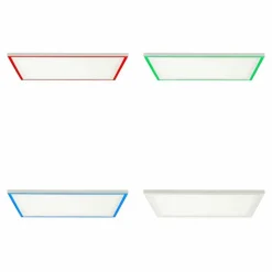 Luminaires Brilliant Panneau encastrable Brilliant Lanette LED Blanc, 1 lumière, Télécommandes, Changeur de couleurs* Éclairage Led