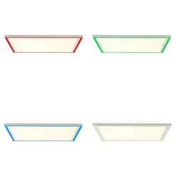 Luminaires Brilliant Panneau encastrable Brilliant Lanette LED Blanc, 1 lumière, Télécommandes, Changeur de couleurs* Éclairage Led