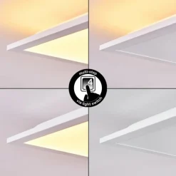 hofstein Panneau LED Badia Blanc, 2 lumières* Éclairage Led