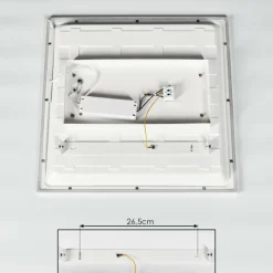 hofstein Panneau LED Badia Blanc, 2 lumières* Éclairage Led