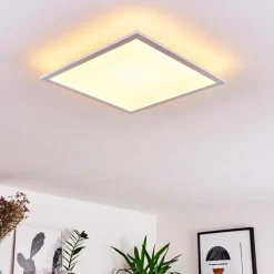 hofstein Panneau LED Badia Blanc, 2 lumières* Éclairage Led