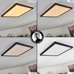 hofstein Panneau LED Boyero Noir, 1 lumière