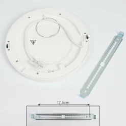 hofstein Panneau LED Canditas Blanc, 1 lumière