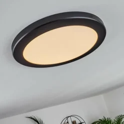 hofstein Panneau LED Canditas Noir, 1 lumière