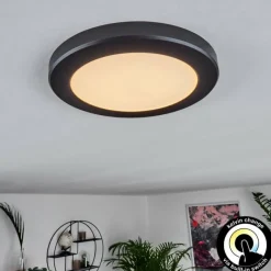 hofstein Panneau LED Canditas Noir, 1 lumière