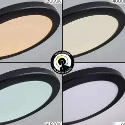 hofstein Panneau LED Canditas Noir, 1 lumière