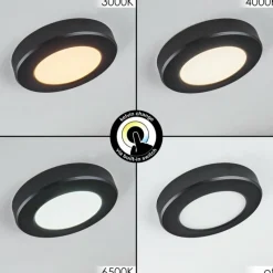 hofstein Panneau LED Canditas Noir, 1 lumière