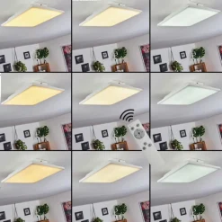 hofstein Panneau LED Cor Blanc, 1 lumière, Télécommandes