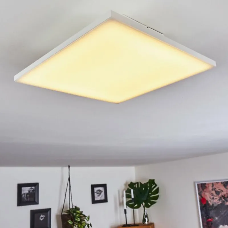 hofstein Panneau LED Cor Blanc, 1 lumière, Télécommandes