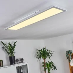 hofstein Panneau LED Mota Blanc, 1 lumière, Télécommandes, Changeur de couleurs