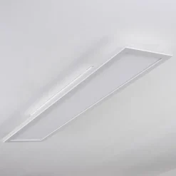 hofstein Panneau LED Mota Blanc, 1 lumière, Télécommandes, Changeur de couleurs