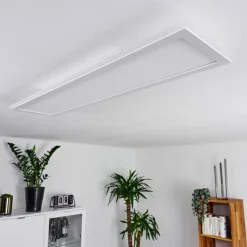 hofstein Panneau LED Mota Blanc, 1 lumière, Télécommandes, Changeur de couleurs