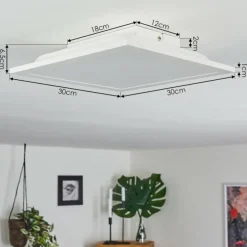 hofstein Panneau LED Nexo Blanc, 1 lumière