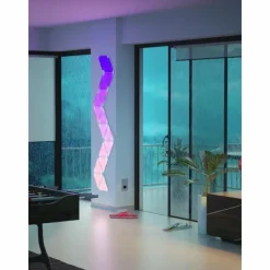Luminaires nanoleaf Panneau mural Nanoleaf - Pack de 3 LED Blanc, 1 lumière, Télécommandes, Changeur de couleurs
