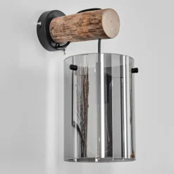 hofstein Parane Applique murale Écru, Noir, 1 lumière