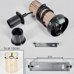 hofstein Parane Applique murale Écru, Noir, 1 lumière