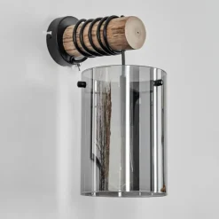 hofstein Parane Applique murale Écru, Noir, 1 lumière