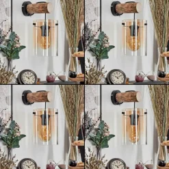 hofstein Parane Applique murale, Spot mural Écru, Noir, 1 lumière