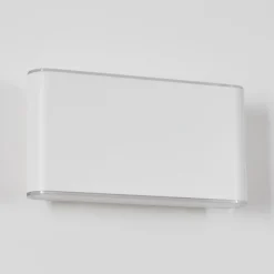 hofstein Paranhas Lampe murale d´extérieur, Luminaire de salle de bain, Luminaire Up & Down, Applique murale Blanc, 1 lumière