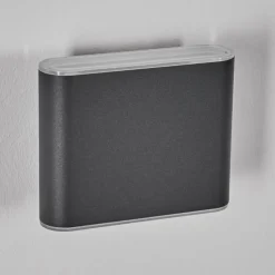 hofstein Paranhas Lampe murale d´extérieur, Luminaire de salle de bain, Luminaire Up & Down, Applique murale Anthracite, 1 lumière