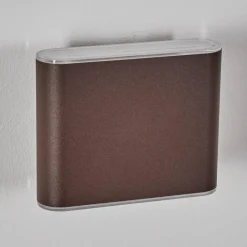 hofstein Paranhas Lampe murale d´extérieur, Luminaire de salle de bain, Luminaire Up & Down, Applique murale Rouille, 1 lumière