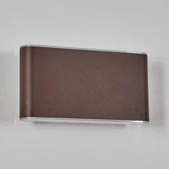 hofstein Paranhas Lampe murale d´extérieur, Luminaire de salle de bain, Luminaire Up & Down, Applique murale Rouille, 1 lumière