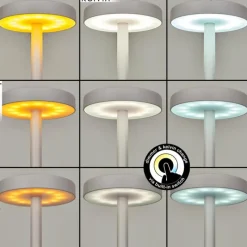 hofstein Parel Lampe à poser LED Blanc, 1 lumière