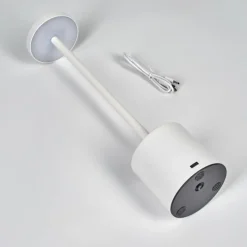 hofstein Parel Lampe à poser LED Blanc, 1 lumière