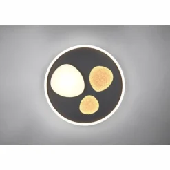 Luminaires Trio Pebble Plafonnier LED Noir, 1 lumière, Télécommandes* Éclairage Led