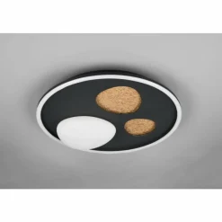Luminaires Trio Pebble Plafonnier LED Noir, 1 lumière, Télécommandes* Éclairage Led