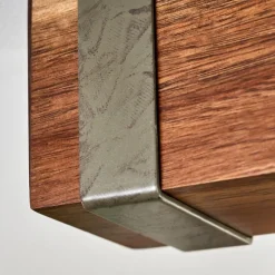 Lampes Industrielles-hofstein Pehefito Plafonnier Brun foncé, Gris, Vert, 3 lumières