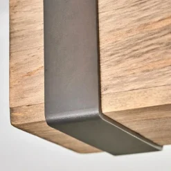 Lampes Industrielles-hofstein Pehefito Plafonnier, Spot de plafond Gris, Écru, 4 lumières