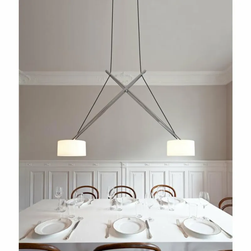 Luminaires Serien Lighting Pendelleuchte Suspension Chrome, 2 lumières* Suspensions